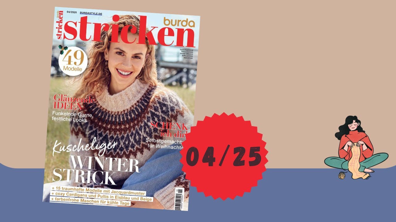 👚Burda Stricken 4/2025 I Knitting Magazine Flip Through