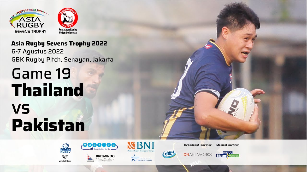 Game 19 Group C Men - Thailand vs Pakistan (Asia Rugby Sevens Trophy 2022)