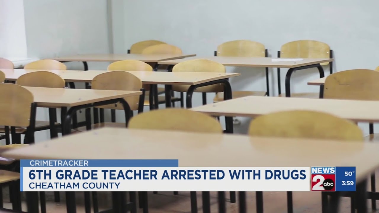 TN middle school teacher arrested after cocaine found in classroom