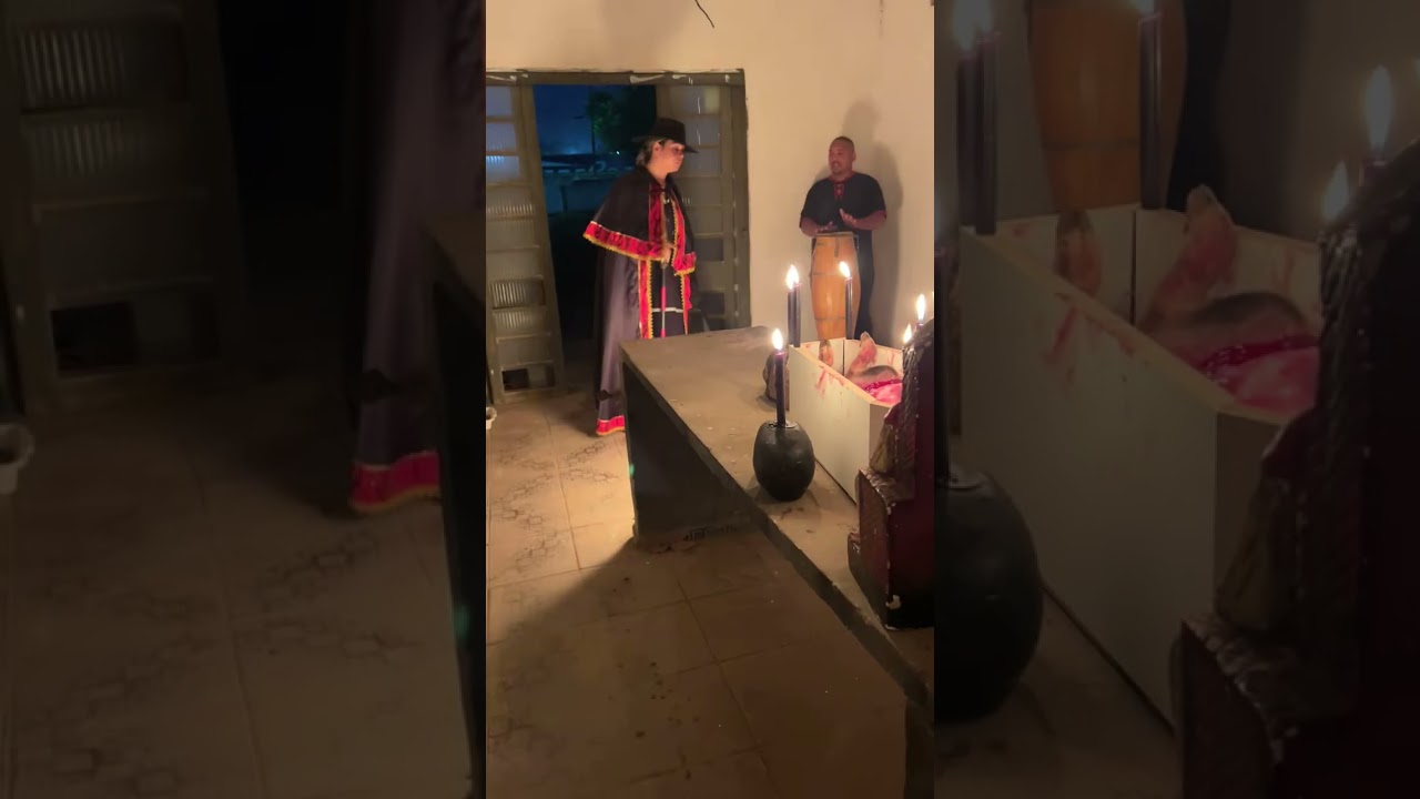 Chegada exu tranca ruas cemitério destruí inimigo