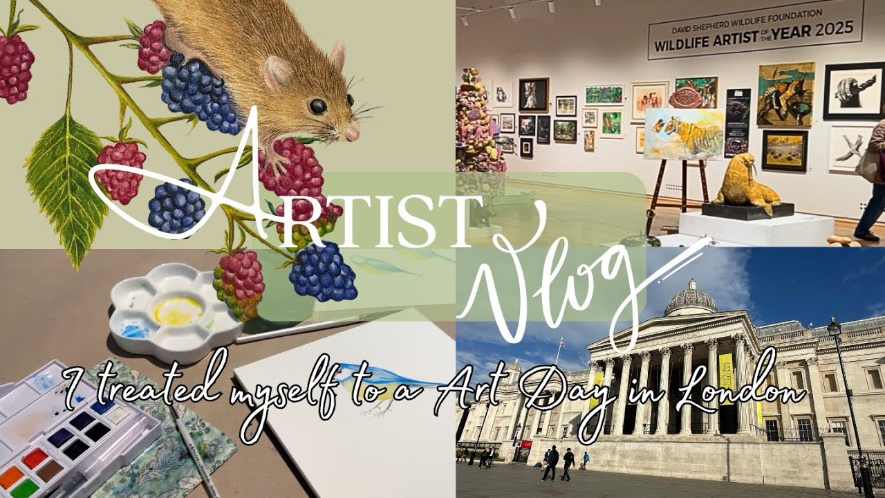 London Art Galleries, inspiring DSWF wildlife art exhibition, watercolour workshops & autumn art! 