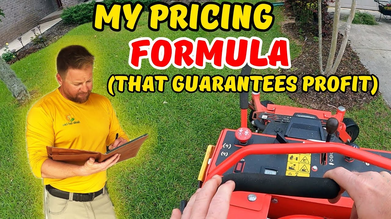 I Price My Jobs Using This 3-Part Formula (Lawn Care Pricing Strategy)
