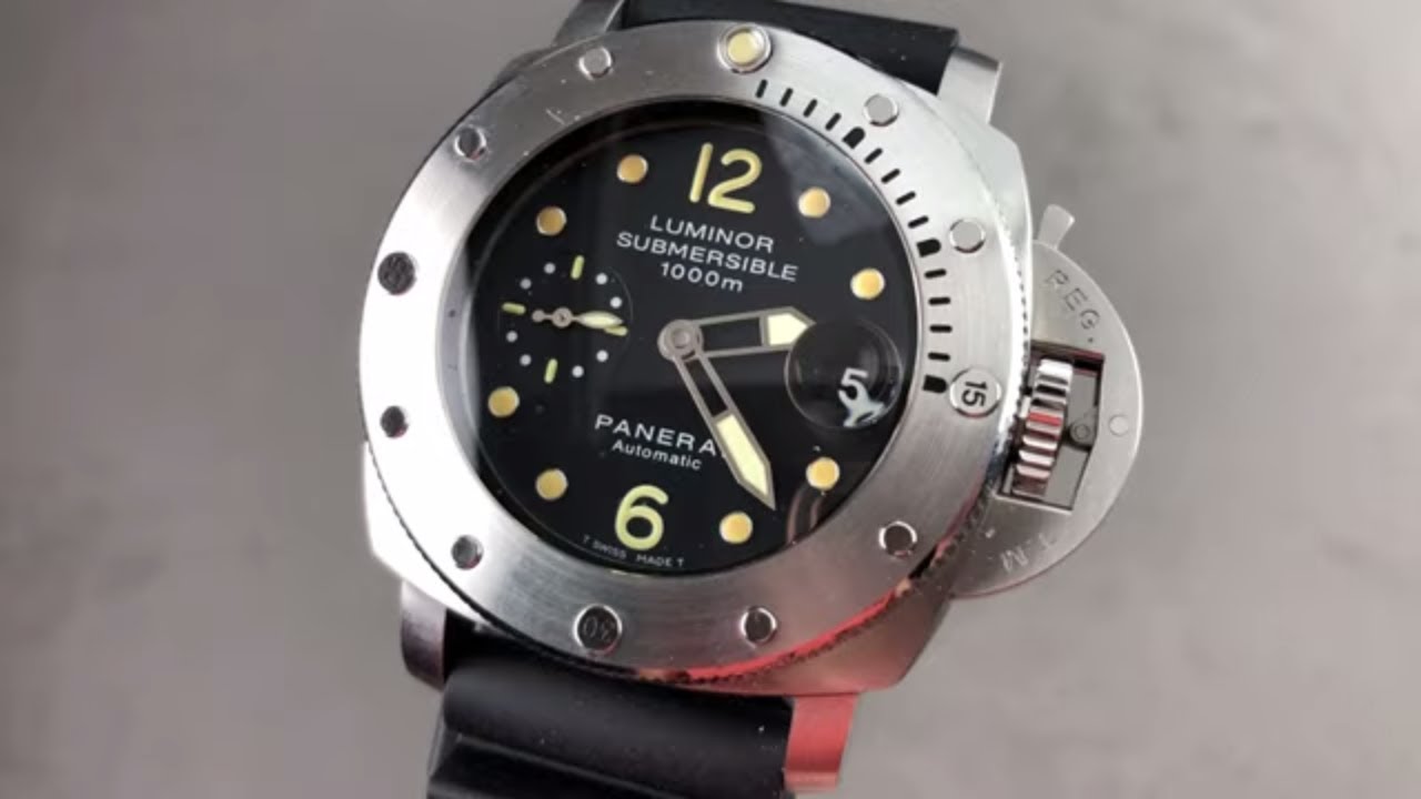 Panerai Luminor 1950 Submersible PAM00243 Tritium Dial Watch Review