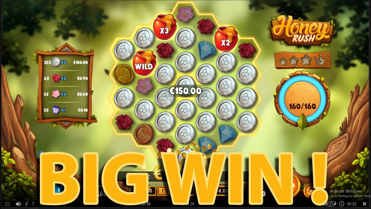 HONEY RUSH Slot BIG WIN!