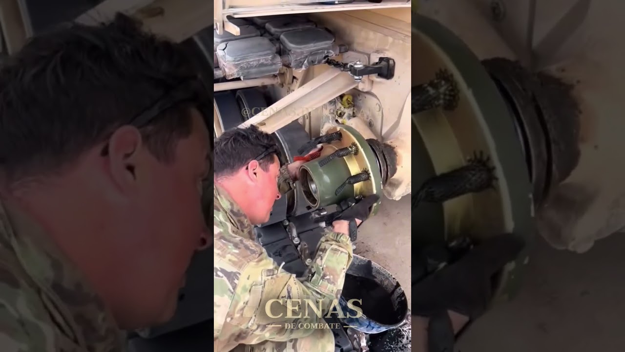 Aprendendo a trocar a roda de um tanque