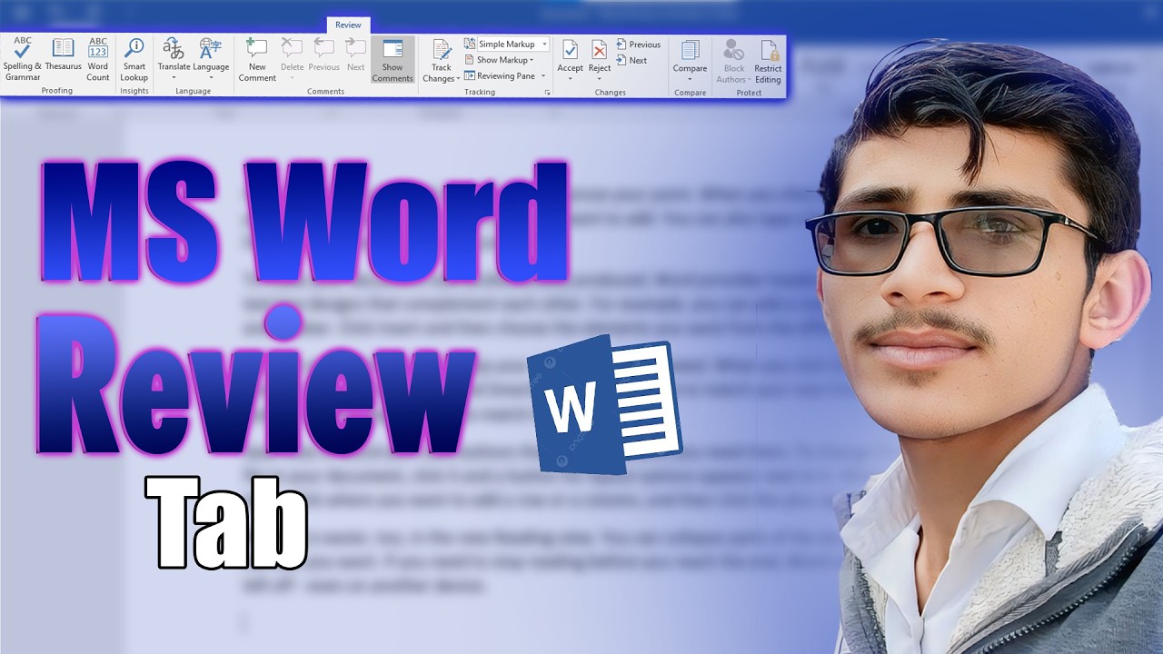 MS Word Review Tab | Microsoft Word Tutorial In Urdu | Part -7 | Full Explanation