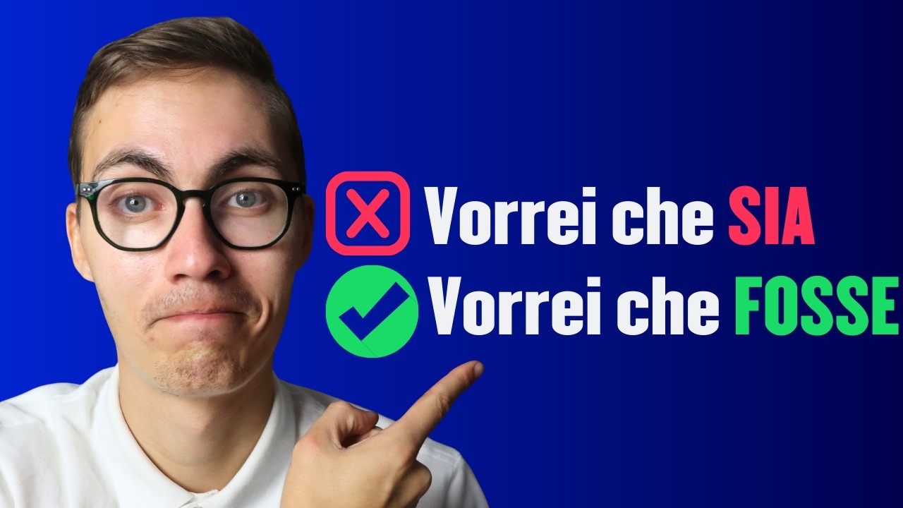 4 ERRORI con il CONGIUNTIVO che fanno tutti