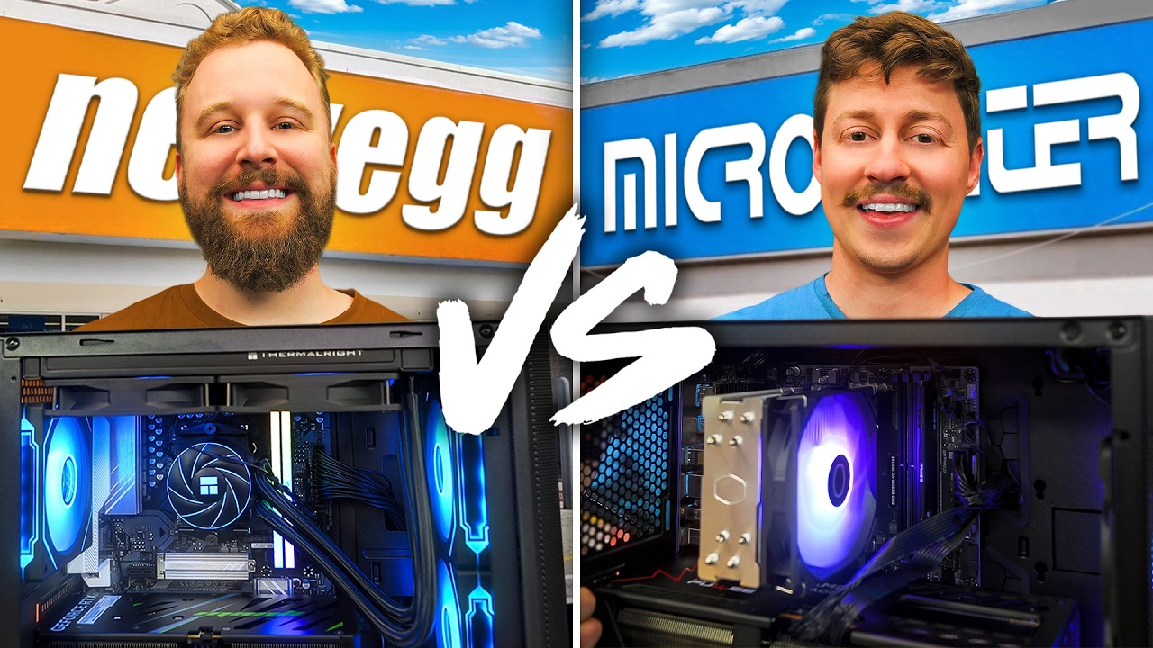MICROCENTER vs NEWEGG Prebuilt Gaming PC Challenge