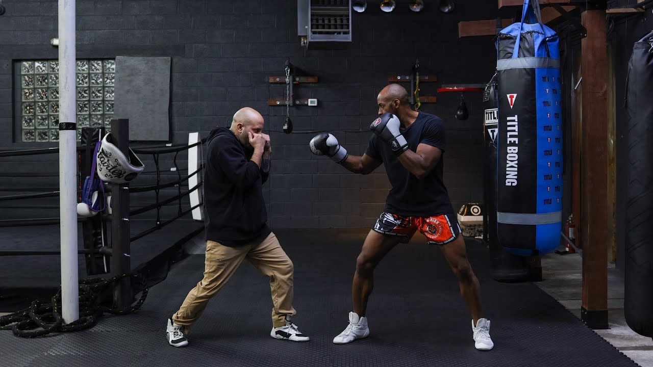 Hand placement for boxing/ striking