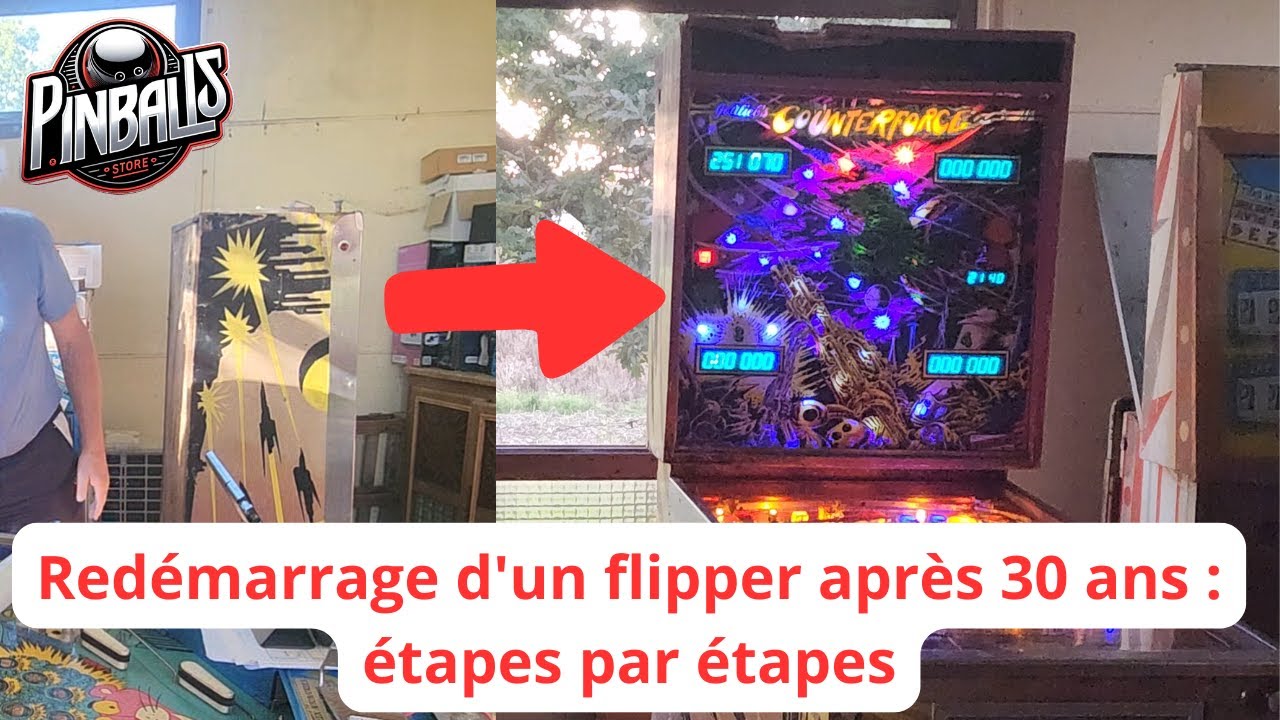 Restauration d’un Gottlieb Counterforce : étape par étape (partie 1)