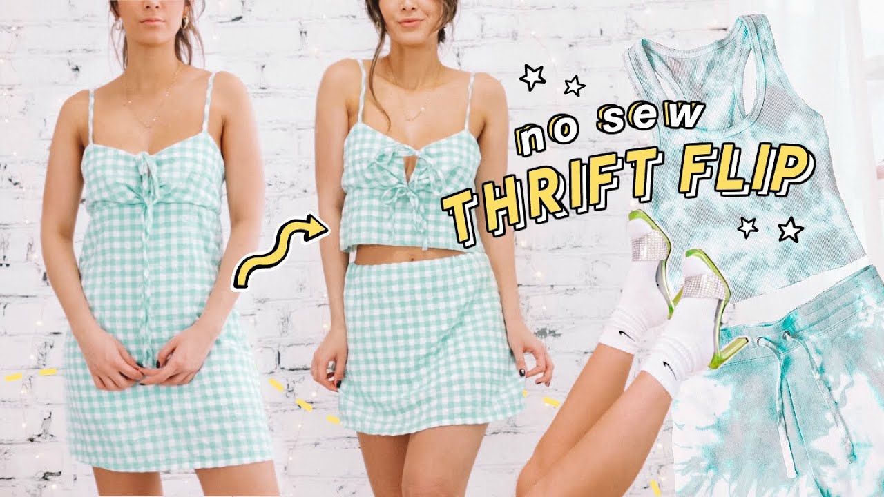 12 SUMMER THRIFT FLIPS ☆ bleach, tie dye, skirts, shorts + more diys!