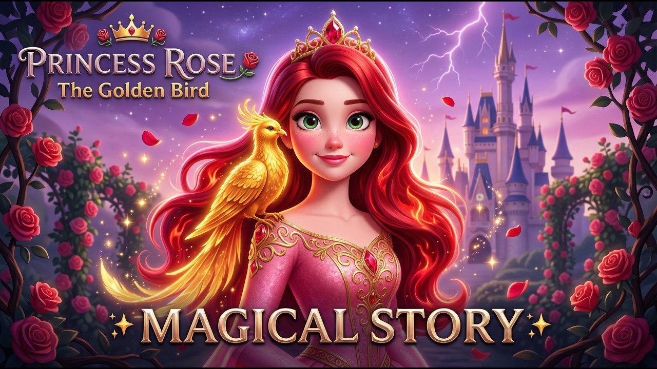 Princess Rose's Magic Hair ✨ Beautiful Fairy Tale Story | Kids Bedtime Stories