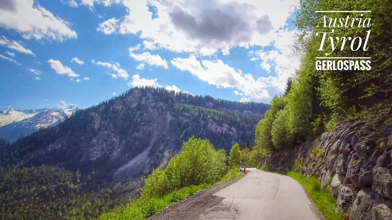 🇦🇹Driving across the Gerlospass (Alte Passstraße) , Austria, Full road, 4K