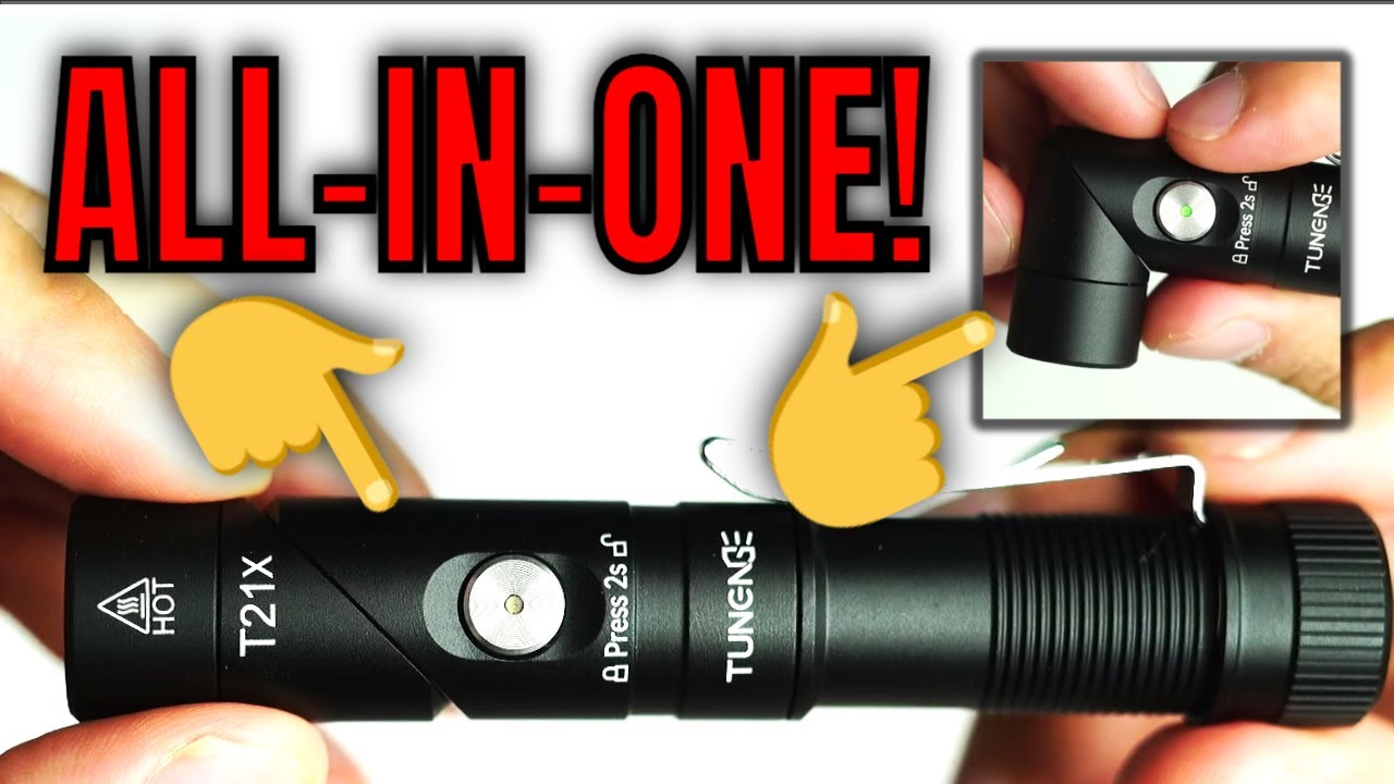 Tunenge T21X: Flashlight & Headlamp in One!