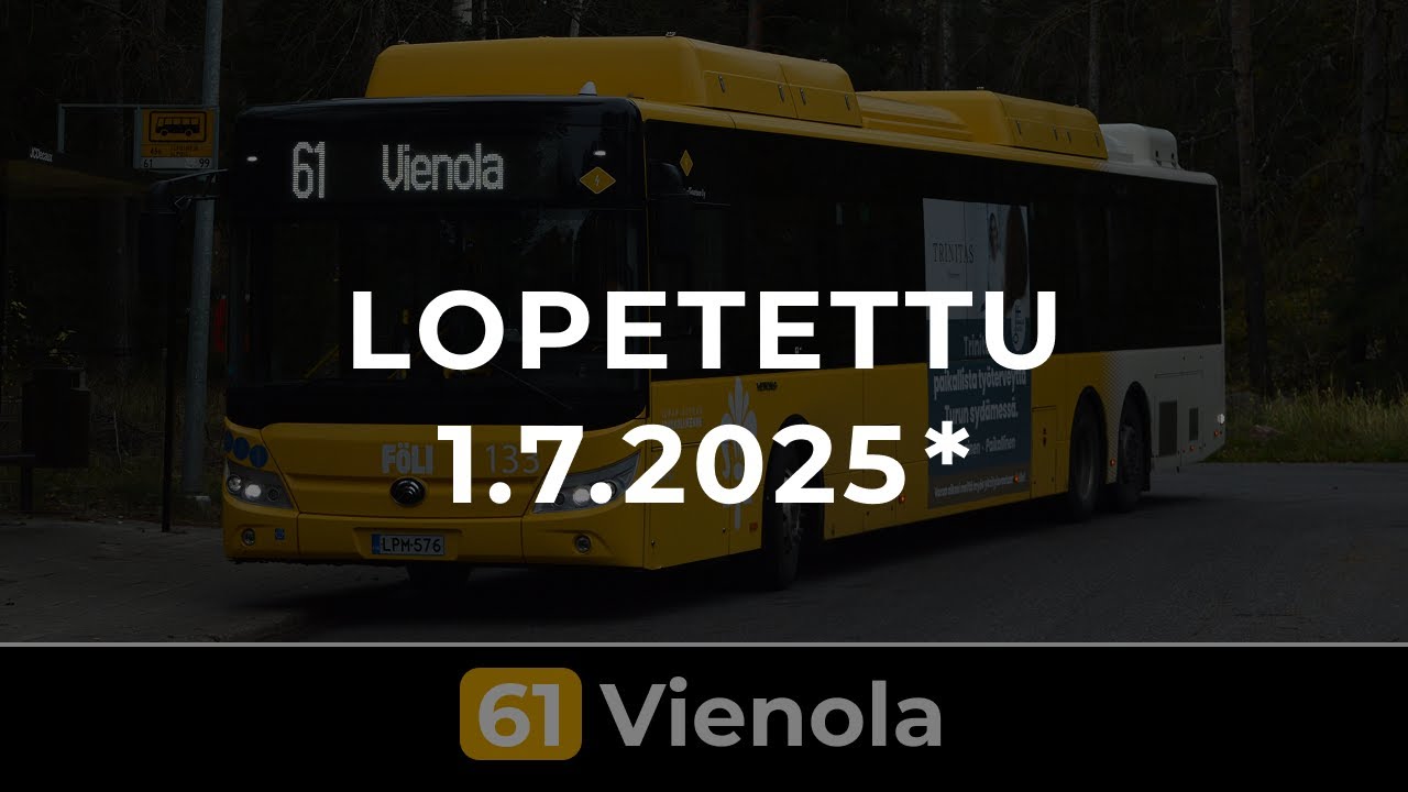 Turku Föli Linja 61: Ilpoinen - Vienola
