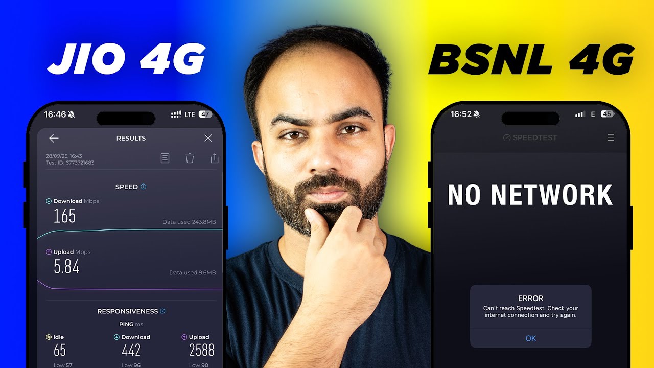 New BSNL 4G VS Jio 4G Speed Test&ndash; The Truth You Must See!