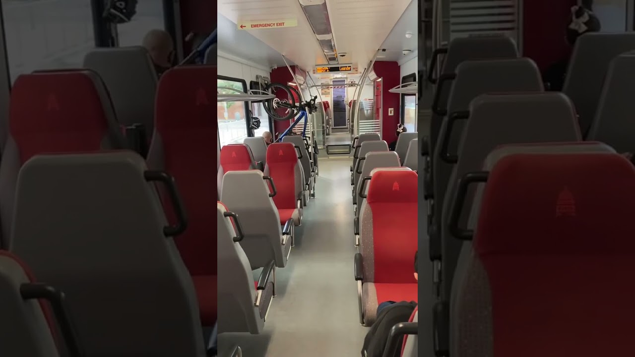 A ride with Capmetro North on the Red Line from Downtown Austin to Kramer Station #atx #austintx