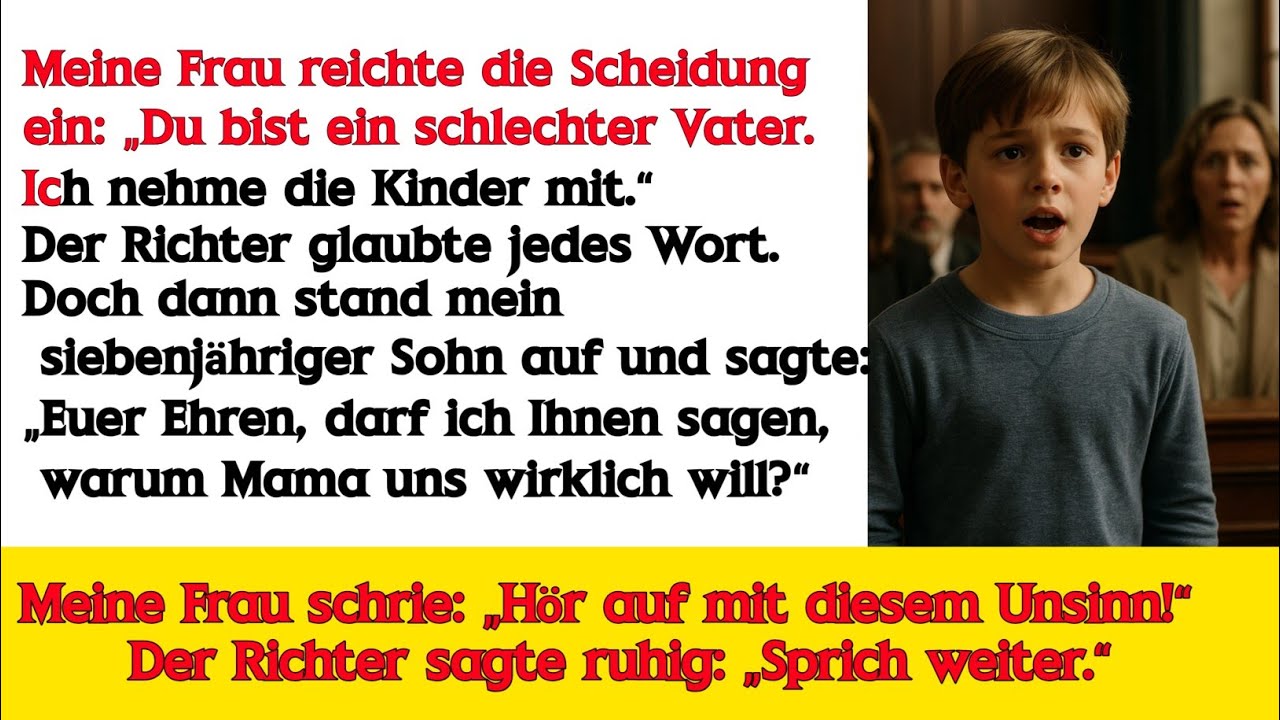 Meine Frau war dabei zu gewinnen… bis mein Sohn sprach.