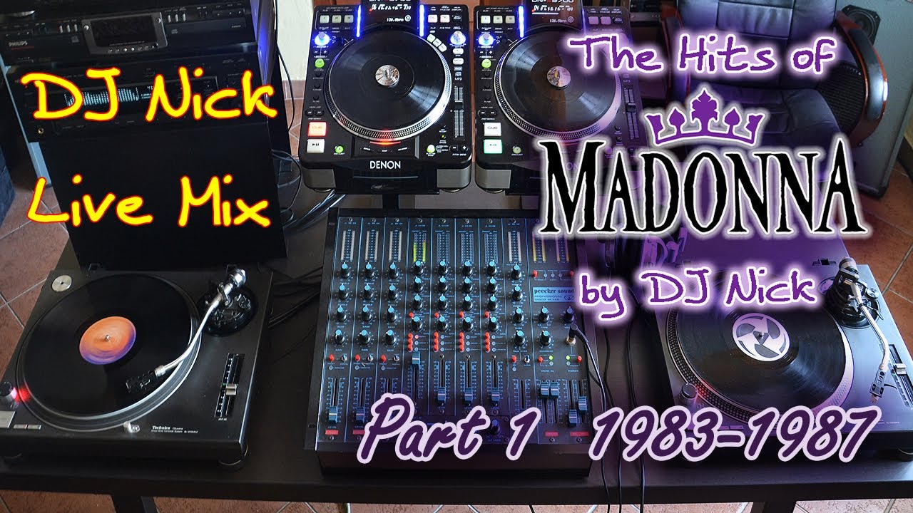 The Hits of Madonna (Part 1: 1983-1987) - DJ NICK 80's Vinyl Mix