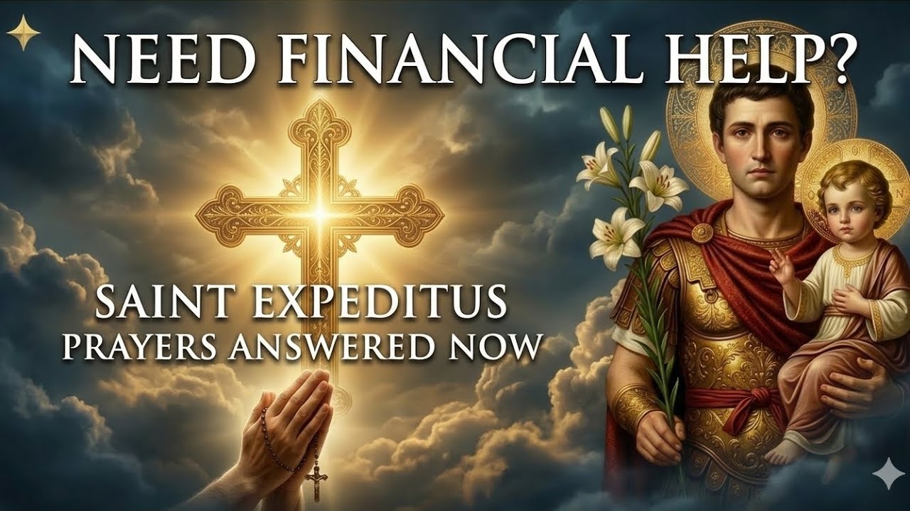 🙏MOST POWERFUL PRAYER TO SAINT EXPEDITUS TO SOLVE URGENT FINANCIAL PROBLEMS🙏