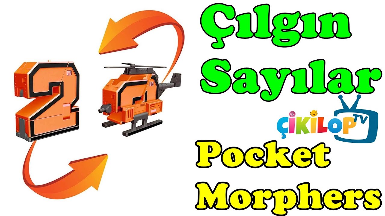 Pocket Morphers No 2 | Dönüşebilen Robot Sayılar | Helikopter
