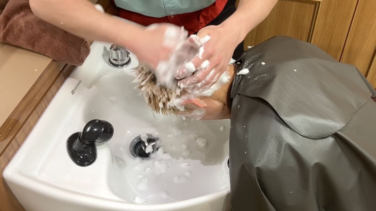 【ベテラン理容師】床屋に来たらこのシャンプーは必至！！！