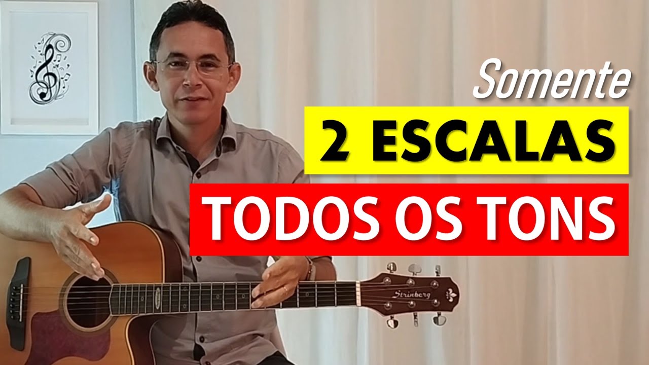 SEGREDO para Tocar em Todas as TONALIDADES s&oacute; com DUAS ESCALAS / viol&atilde;o f&aacute;cil