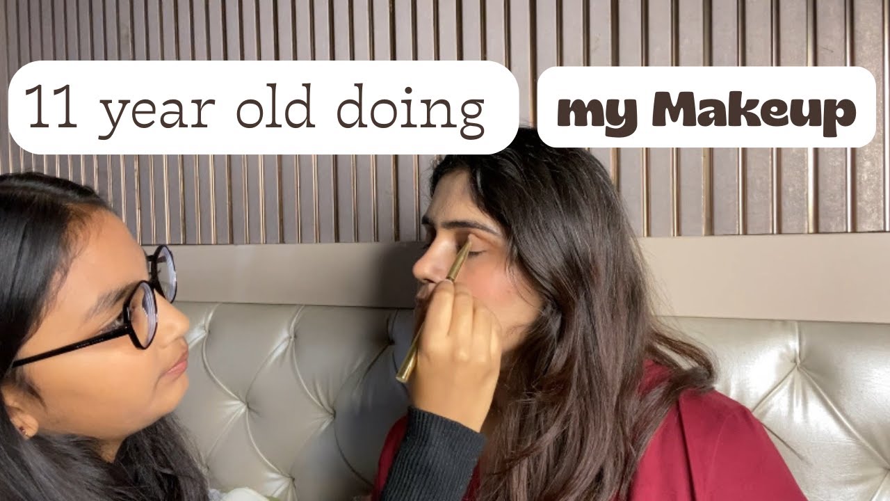 I Let a Kid Do My Makeup and Here's What Happened