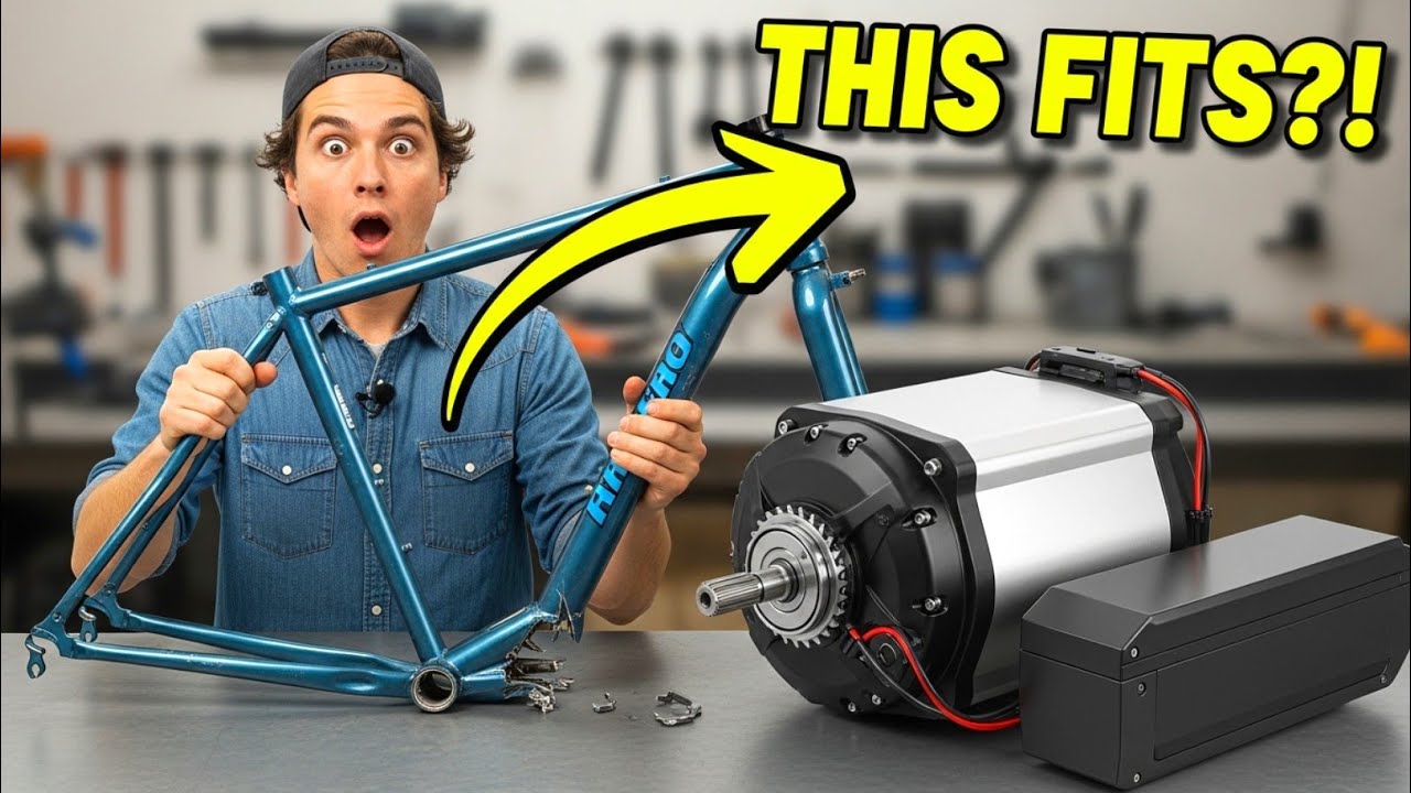 From Old Cycle to Smart E-Bike in One Build! 500W Motor Conversion Guide