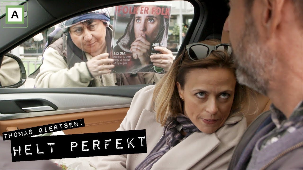 Helt Perfekt | Ine gjemmer seg for &laquo;Folk er folk&raquo;-selgeren | discovery+ Norge