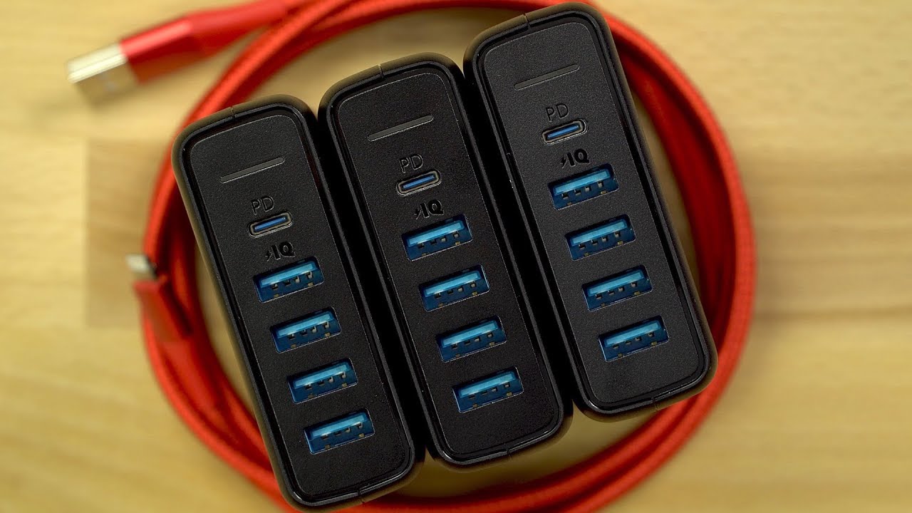 Klare Kaufempfehlung! Anker PowerPort 5 Ladegerät (60W) mit 4 x USB & 1 x USB-C (Fast Charging)