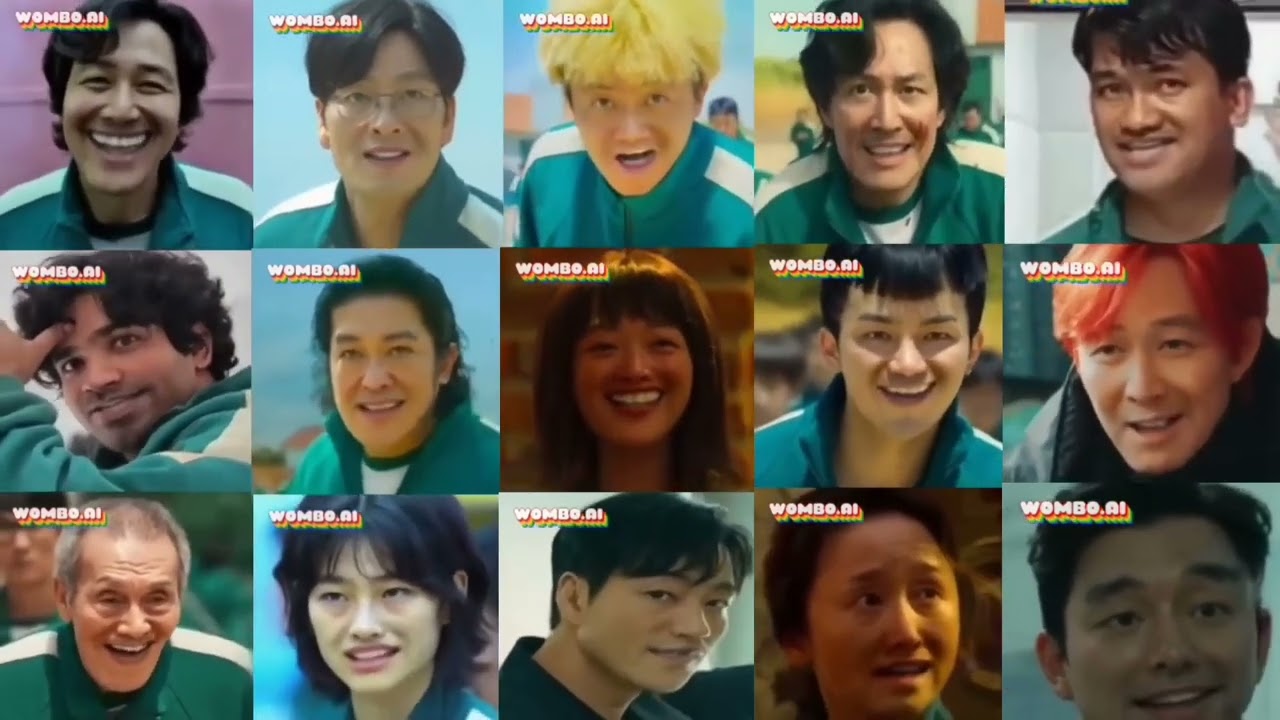 📹 Every Squid Game Actors Sing 🎵Numa Numa 🎶 Song || Squid Game Funny Video🥰 #very_funny #wombo