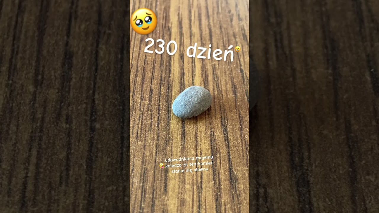 230 dzień!😁 #duduś #wybijesie #kamien #stone #funny