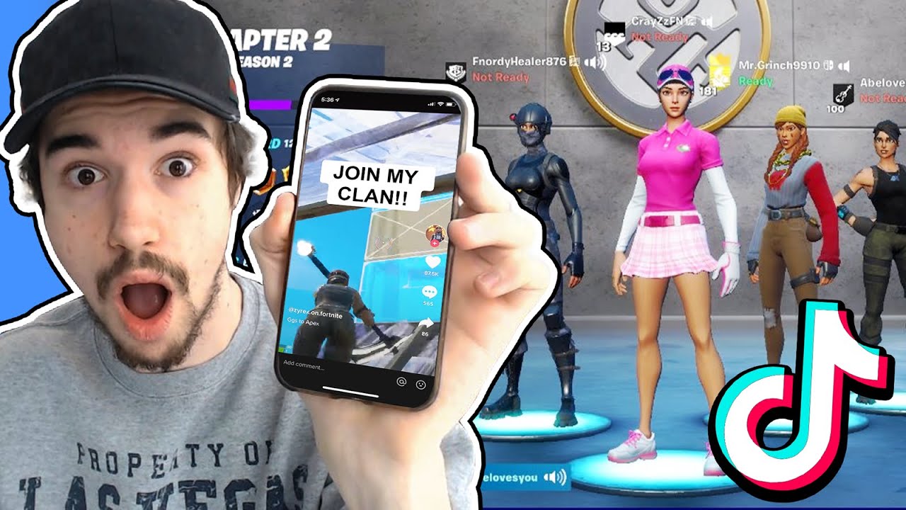 I tried out for a TIKTOK Clan on a SECRET account&hellip;