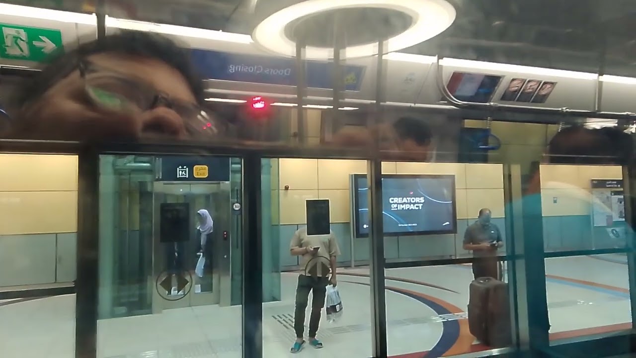Dubai Metro | Alstom Train 6 | Abu Bakar Al Siddique To Union (GREEN LINE)