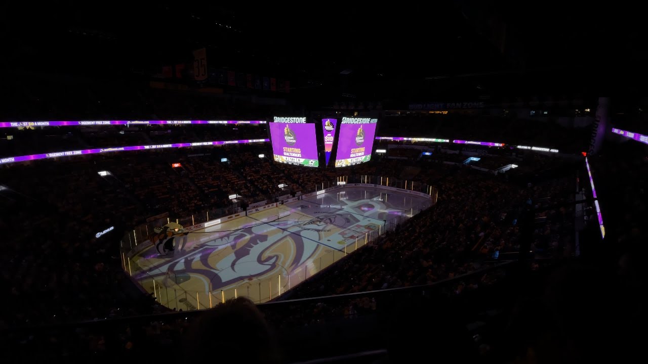 Nashville Predators 2022 Intro + Goal Horn + National Anthem