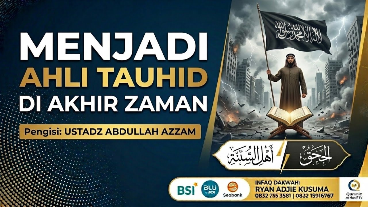 Menjadi Ahli Tauhid Di Akhir Zaman - Ustadz Abdullah Azzam