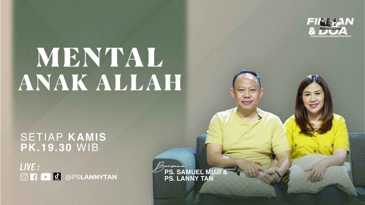 MENTAL ANAK ALLAH -  FIRMAN DAN DOA 11 MEI 2023