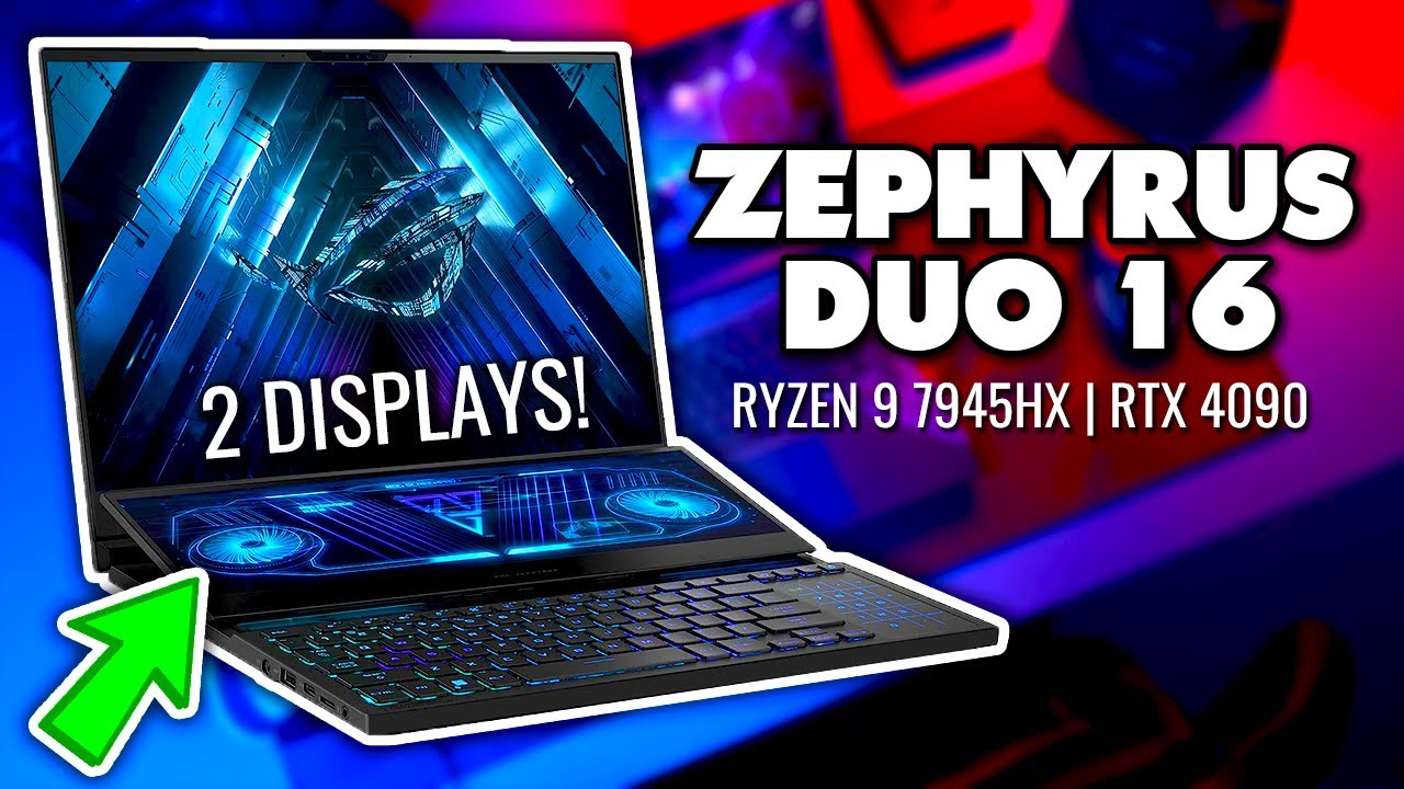 ASUS ROG Zephyrus Duo 16 Dual Screen Gaming Laptop! RTX 4090 + Ryzen 9 7945HX
