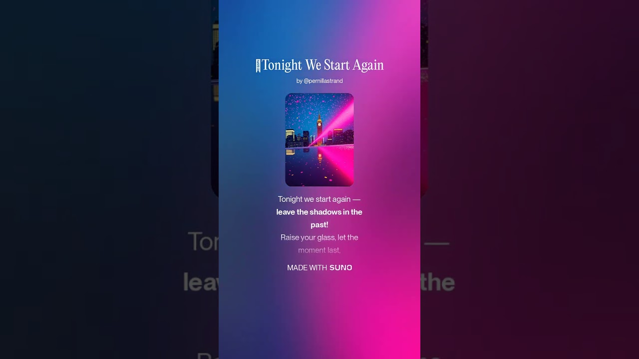 Tonight We Start Again