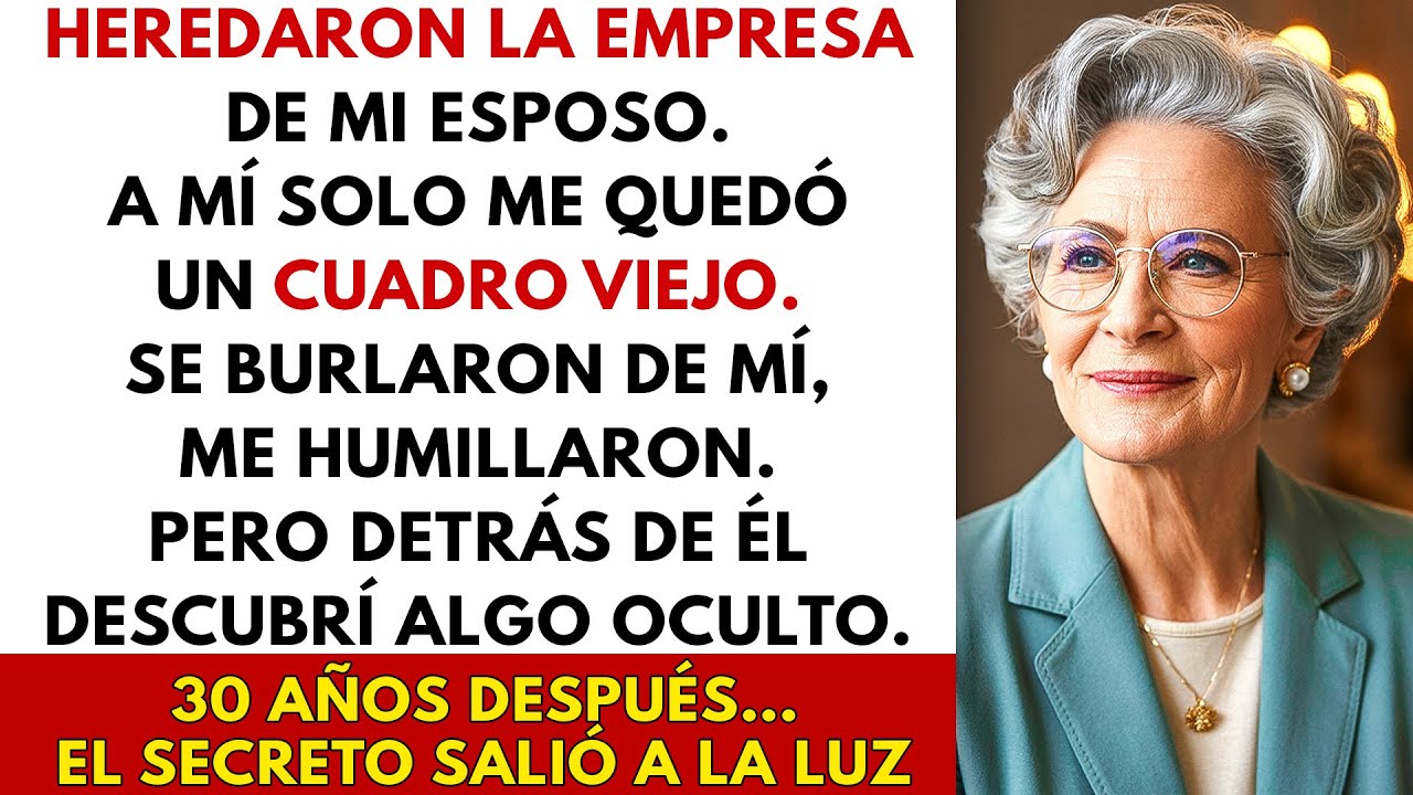 Heredaron La Empresa De Mi Esposo... Yo Solo Recibí Un Cuadro Con Un Secreto