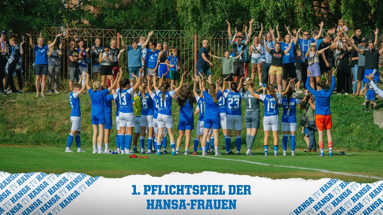 ⚽Erfolgreicher Saisonauftakt für Hansa-Frauen: Der erste Pflichtspieltag seit 30 Jahren!🔵⚪❤