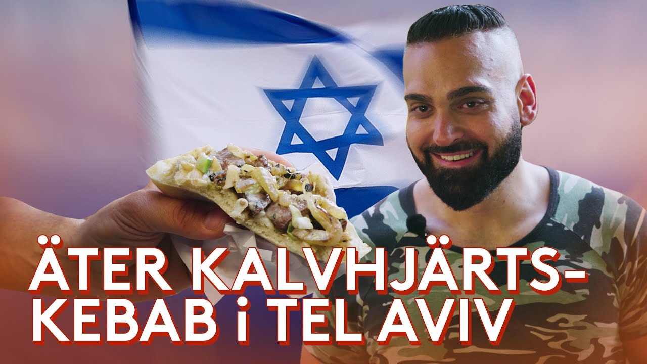 ÄTER KALVHJÄRTS-KEBAB i TEL AVIV