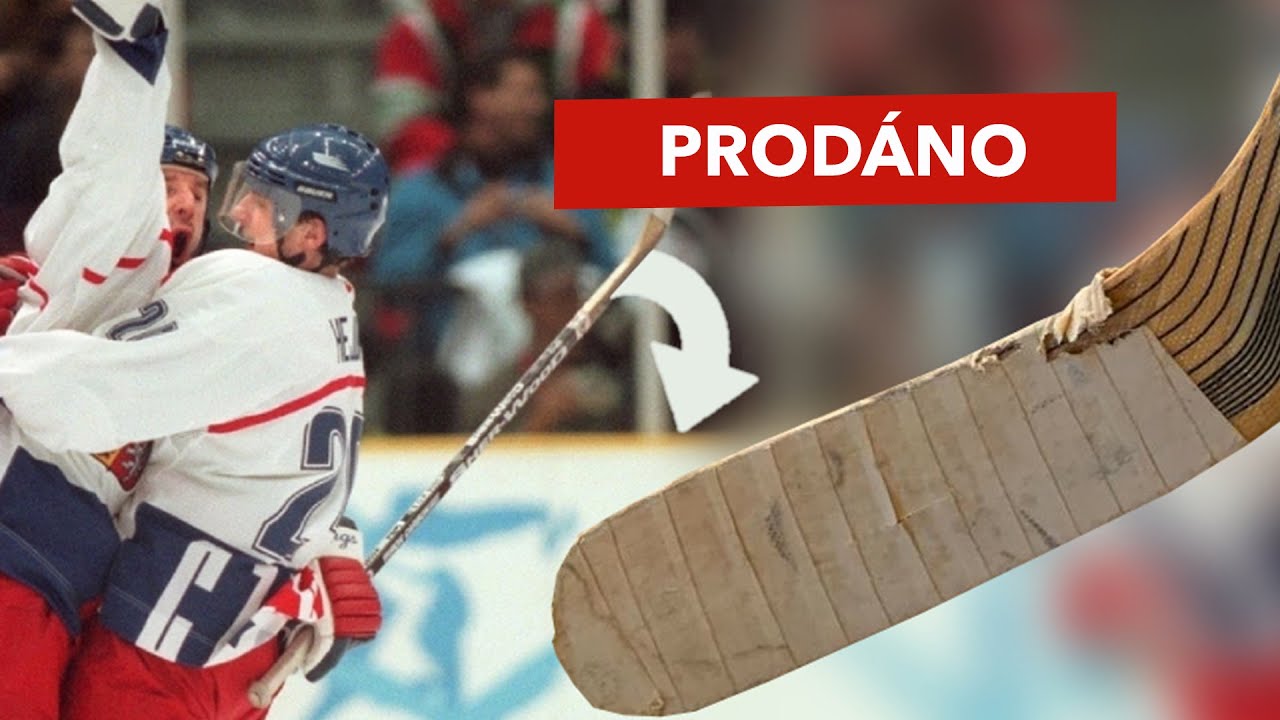 Zlatá hokejka Petra Svobody má nového majitele. Jaký je její příběh?