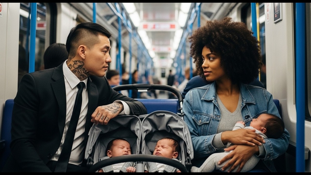 Korean Mafia Boss Triplets Kept Crying in the Train–Until The Black Single Mom Did The Unthinkable