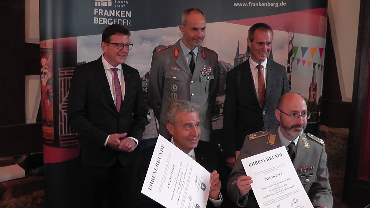 60 Jahre Bundeswehr in Frankenberg Appell 24 Juni 2022