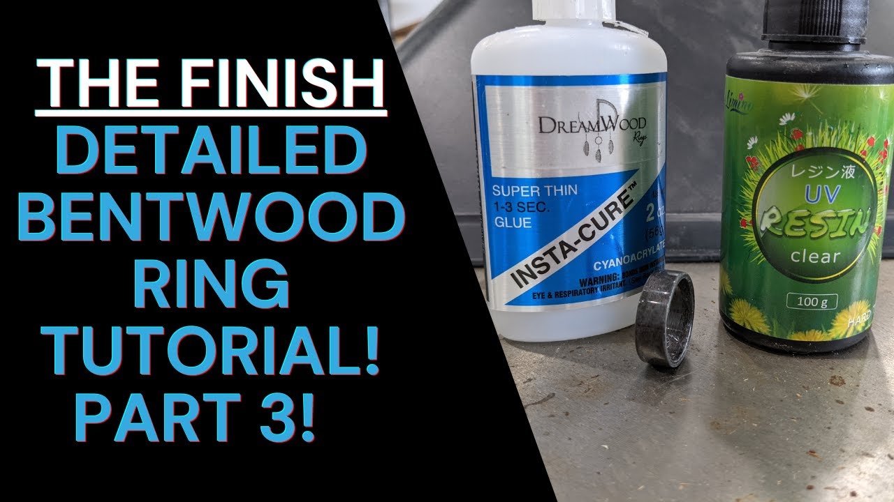 How to Apply Bentwood Ring Finish | Using CA and UV Resin | Part 3