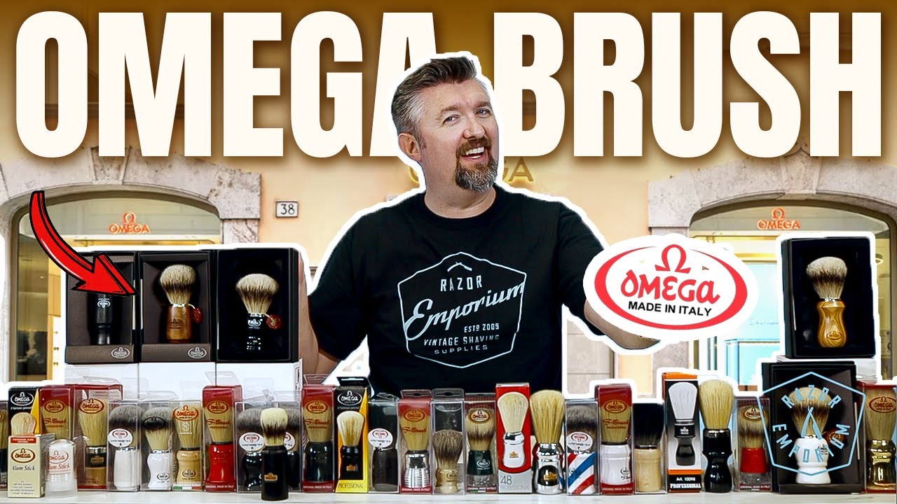 Обзор помазка для влажного бритья Omega | Сделано в Италии!