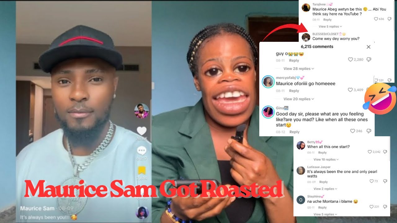 Maurice Sam Got Bashed on TikTok comments-TikTok Trolls Attacked Maurice Sam
