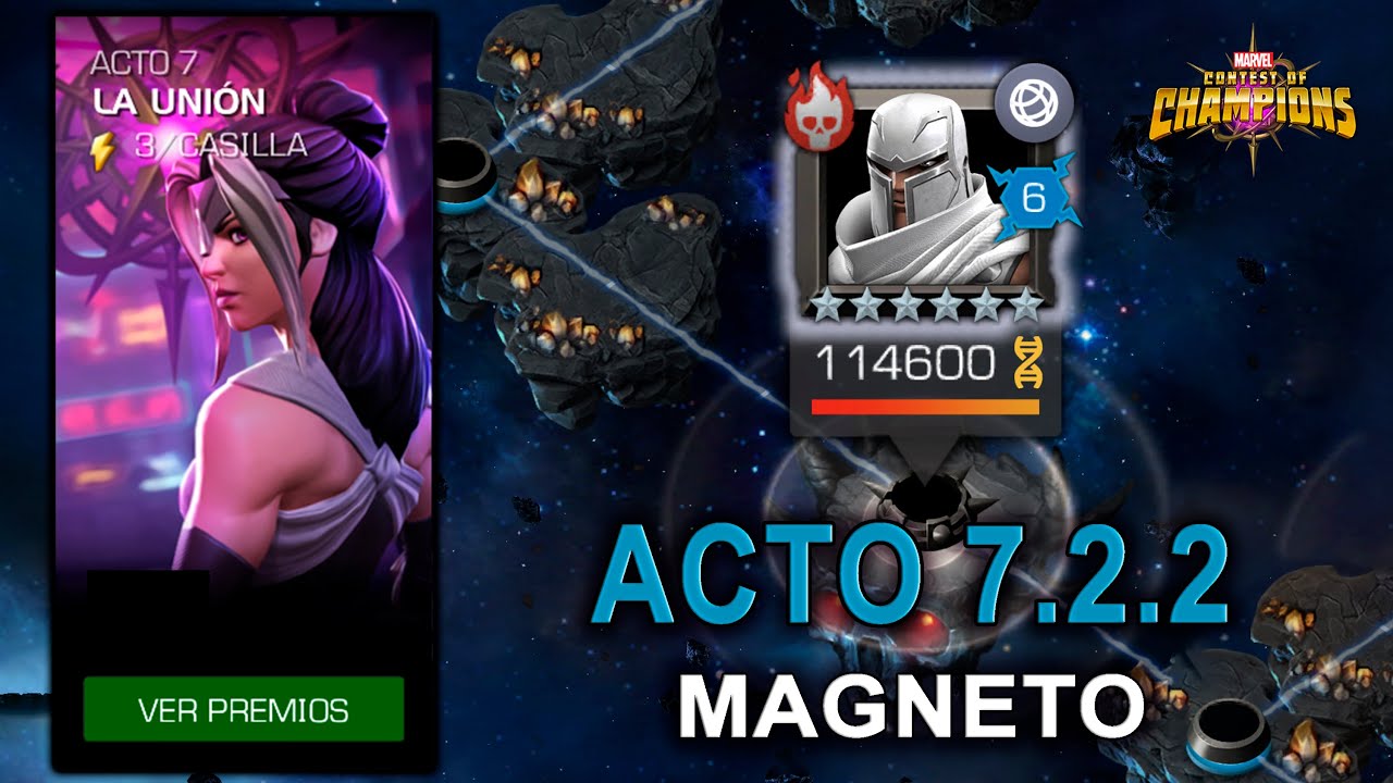Magneto ACTO 7.2.2 | C&oacute;mo Derrotar a Magneto House of X | Mejores Counters | MCOC V&iacute;deo 686